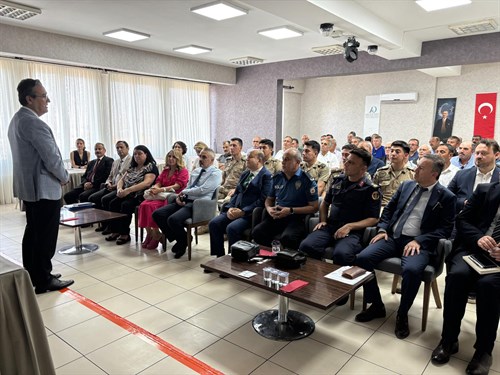 Kaymakamımız Sayın Sadettin Yücel başkanlığında Muhtarlar Toplantısı yapıldı.