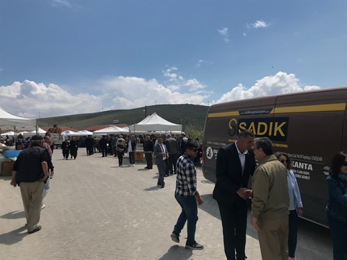 Eğriöz Mahallesinde yağmur duası yapıldı.